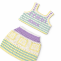 Fendi Crochet Skirt Set